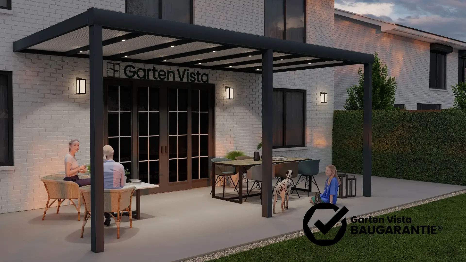 garten-vista-3 Post Opal polycarbonate ANTHRACITE 5 Photo