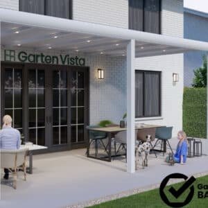 Aluminium Lambri Seitenwand 500 cm tief – 270 cm hoch